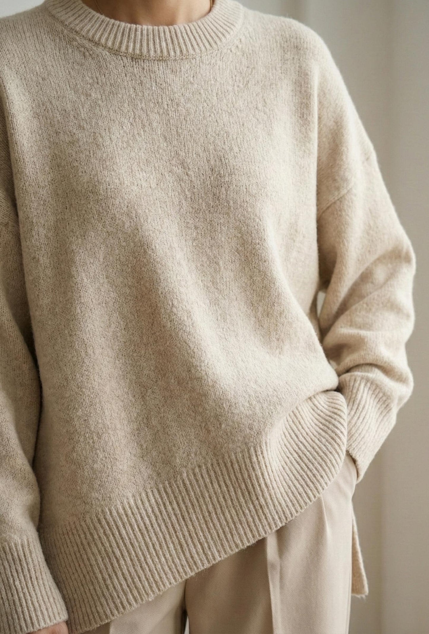Oversized Knit Poncho Sweater | Asymmetrical Batwing Pullover
