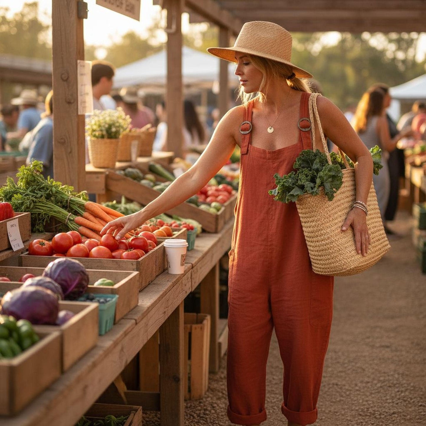 Relaxed Fit Jumpsuit: Sleeveless, Adjustable Straps, Plus Size Friendly