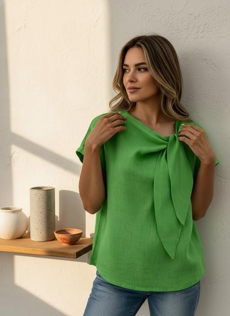 Women's Casual Tee: Soft Cotton Blend - Loose Fit, Summer Essential